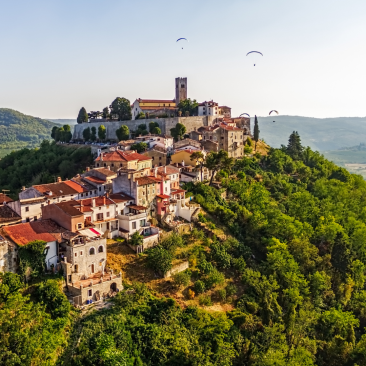 Motovun village Croatia forest