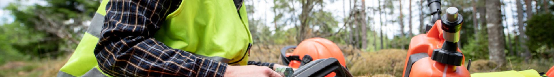 Swedish forest worker